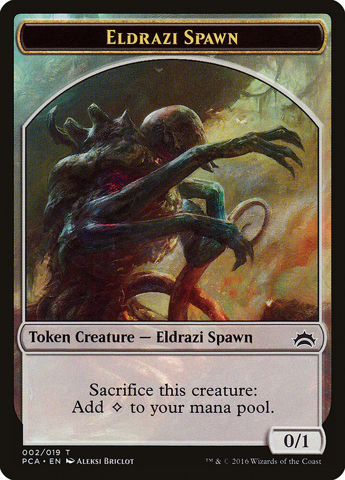 Eldrazi Spawn Token (002/019) [Planechase Anthology Tokens] MTG Single Magic: The Gathering    | Red Claw Gaming