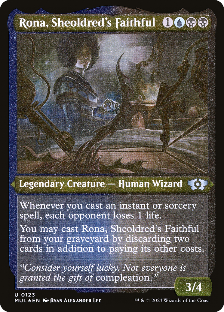 Rona, Sheoldred's Faithful (Foil Etched) [Multiverse Legends] MTG Single Magic: The Gathering    | Red Claw Gaming