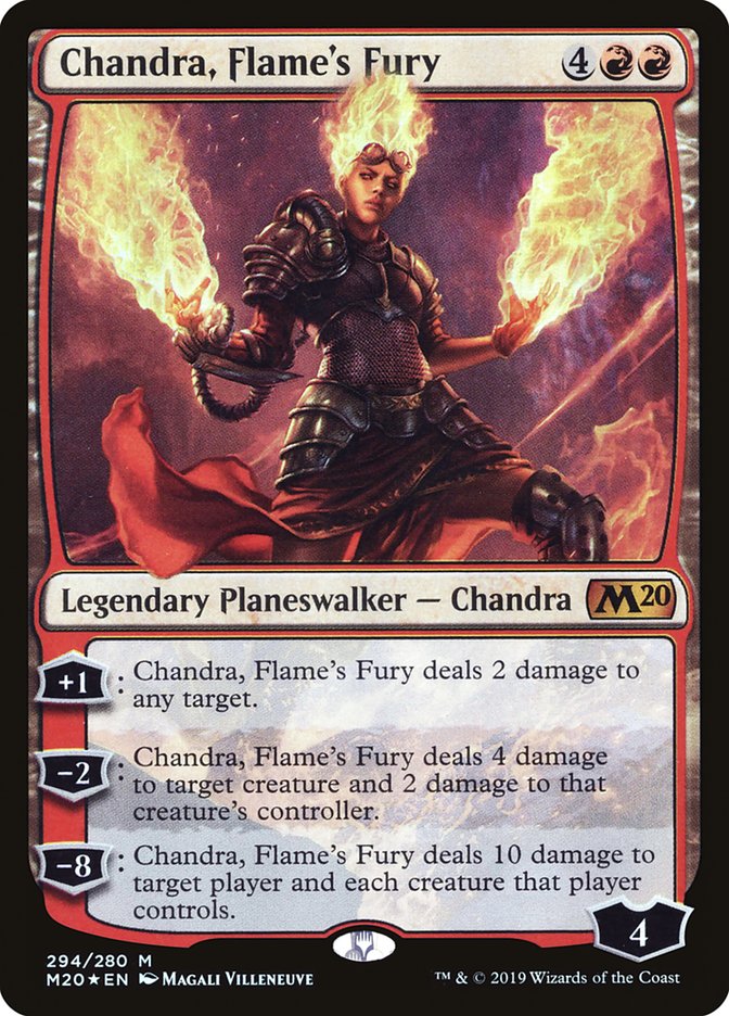 Chandra, Flame's Fury [Core Set 2020] MTG Single Magic: The Gathering    | Red Claw Gaming