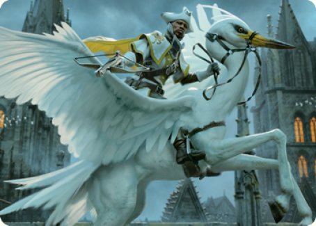 Gryff Rider Art Card [Innistrad: Crimson Vow Art Series] MTG Single Magic: The Gathering    | Red Claw Gaming