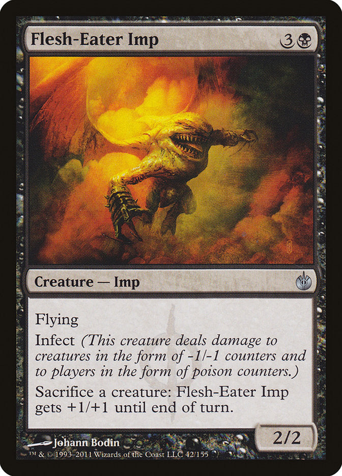 Flesh-Eater Imp [Mirrodin Besieged] MTG Single Magic: The Gathering    | Red Claw Gaming
