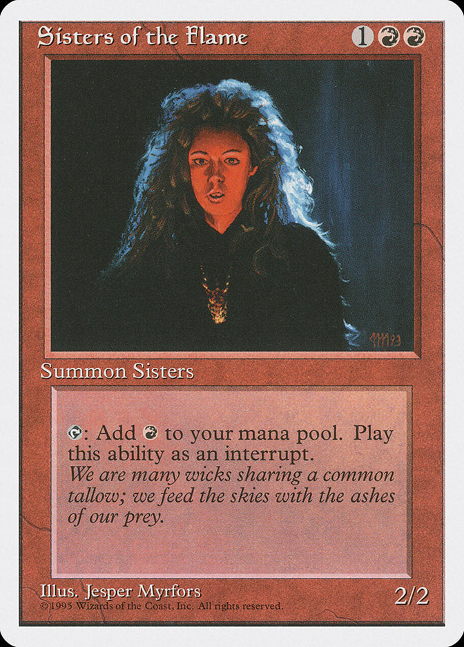 Sisters of the Flame [Fourth Edition] MTG Single Magic: The Gathering    | Red Claw Gaming