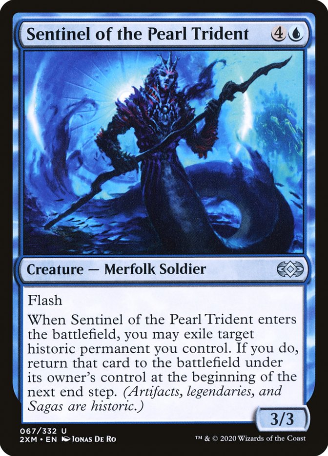 Sentinel of the Pearl Trident [Double Masters] MTG Single Magic: The Gathering    | Red Claw Gaming