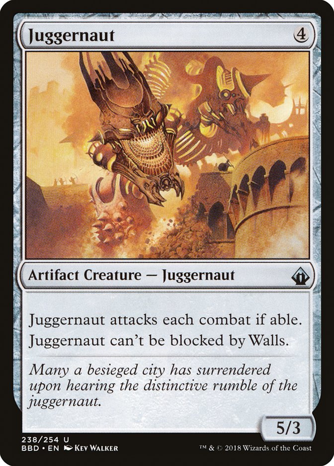 Juggernaut [Battlebond] MTG Single Magic: The Gathering    | Red Claw Gaming