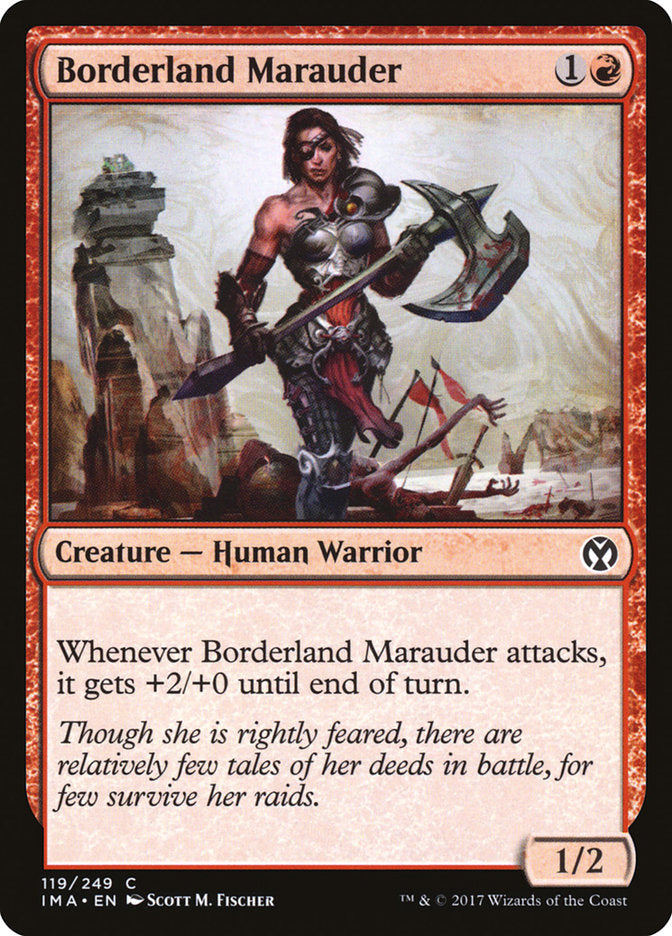 Borderland Marauder [Iconic Masters] MTG Single Magic: The Gathering    | Red Claw Gaming