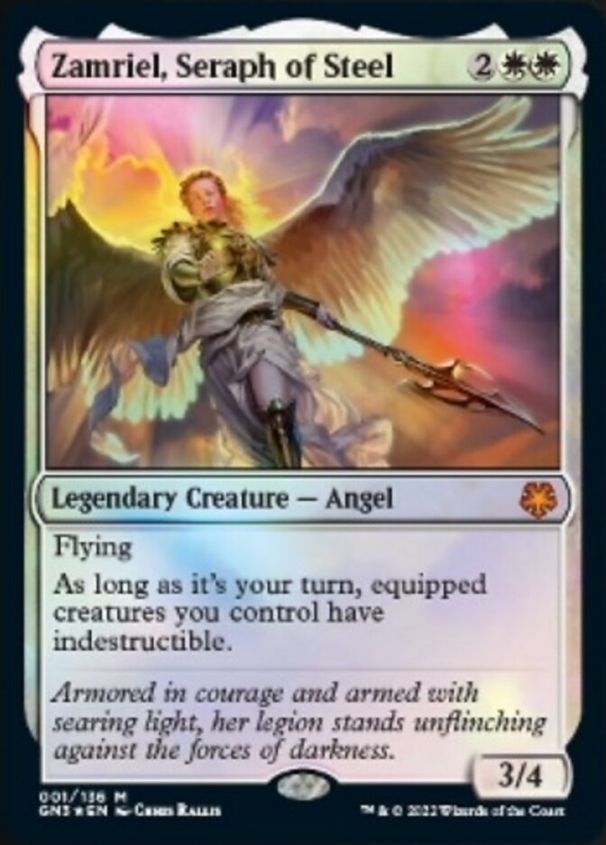 Zamriel, Seraph of Steel [Game Night: Free-for-All] MTG Single Magic: The Gathering    | Red Claw Gaming