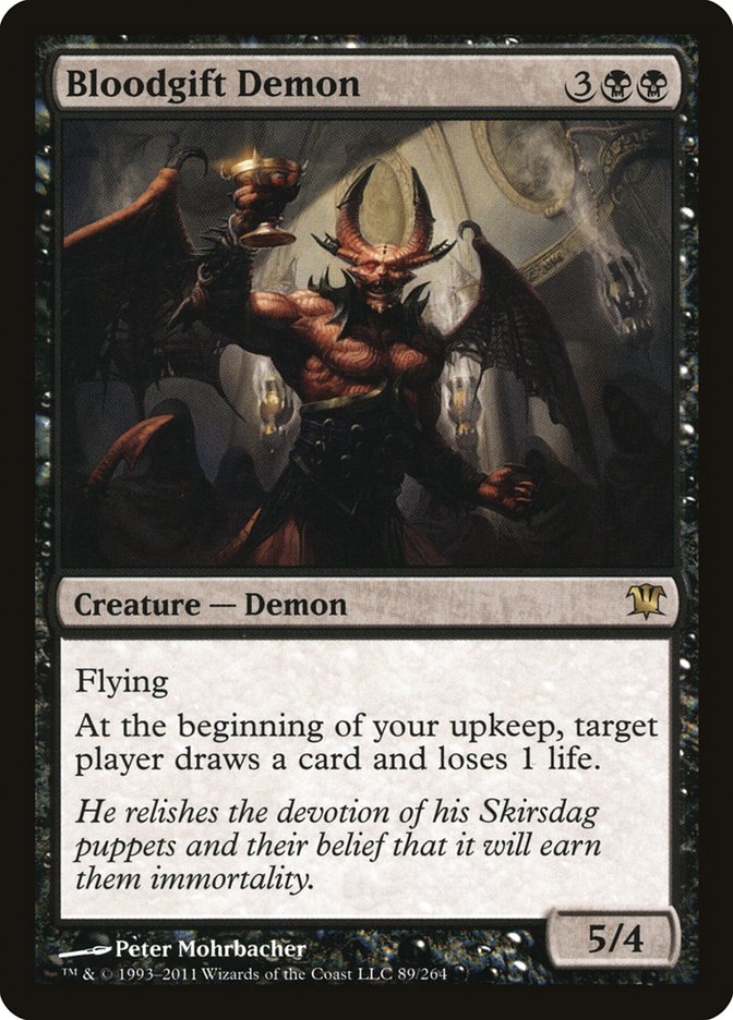Bloodgift Demon [Innistrad] MTG Single Magic: The Gathering    | Red Claw Gaming