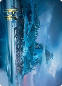 Port of Karfell Art Card (Gold-Stamped Signature) [Kaldheim Art Series] MTG Single Magic: The Gathering    | Red Claw Gaming