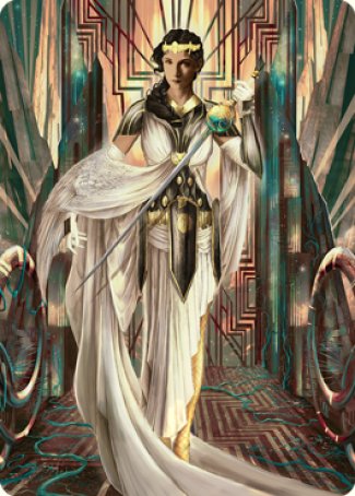 Elspeth Resplendent 2 Art Card [Streets of New Capenna Art Series] MTG Single Magic: The Gathering    | Red Claw Gaming