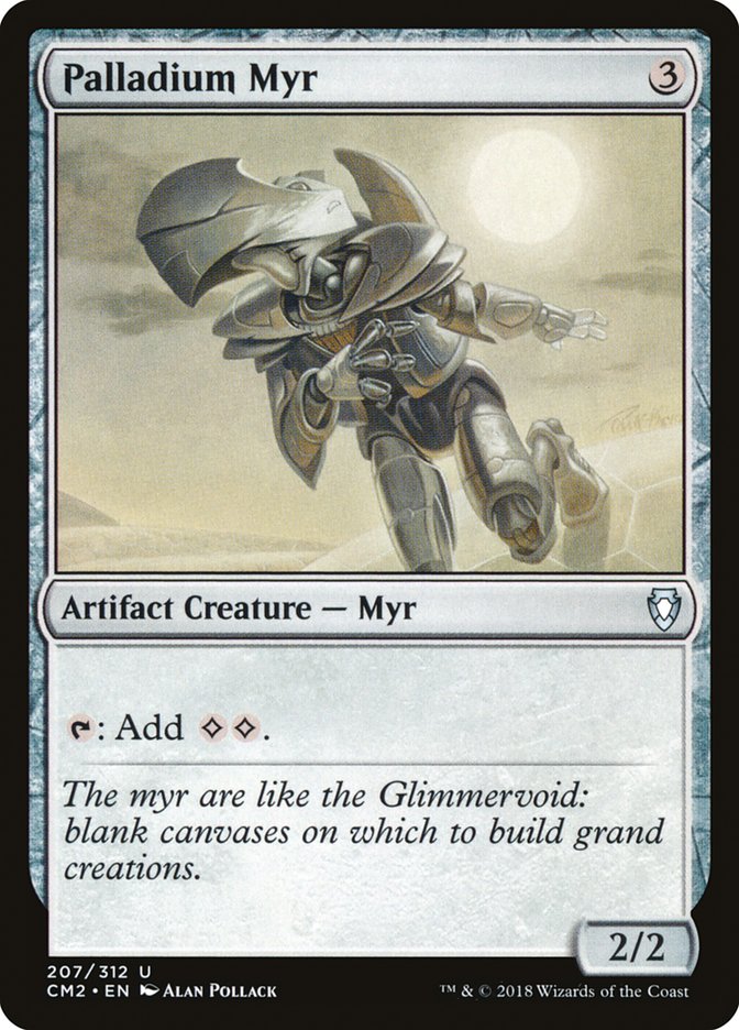 Palladium Myr [Commander Anthology Volume II] MTG Single Magic: The Gathering    | Red Claw Gaming
