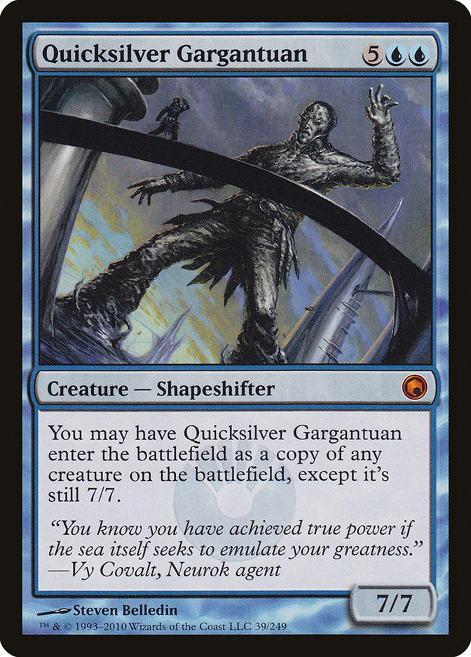 Quicksilver Gargantuan [Scars of Mirrodin] MTG Single Magic: The Gathering    | Red Claw Gaming