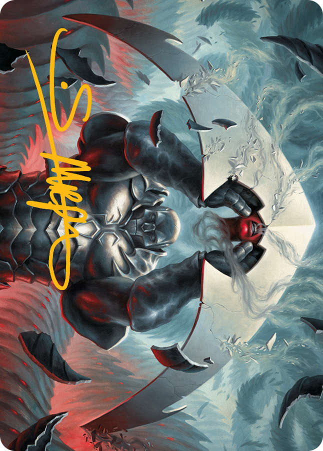 Mirrodin Avenged Art Card (Gold-Stamped Signature) [March of the Machine Art Series] MTG Single Magic: The Gathering    | Red Claw Gaming