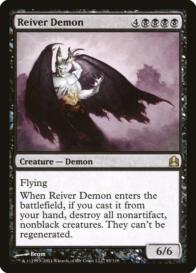 Reiver Demon [Commander 2011] MTG Single Magic: The Gathering    | Red Claw Gaming
