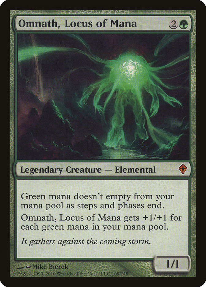 Omnath, Locus of Mana [Worldwake] MTG Single Magic: The Gathering    | Red Claw Gaming