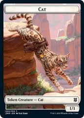 Cat // Goblin Construct Double-Sided Token [Zendikar Rising Tokens] MTG Single Magic: The Gathering    | Red Claw Gaming