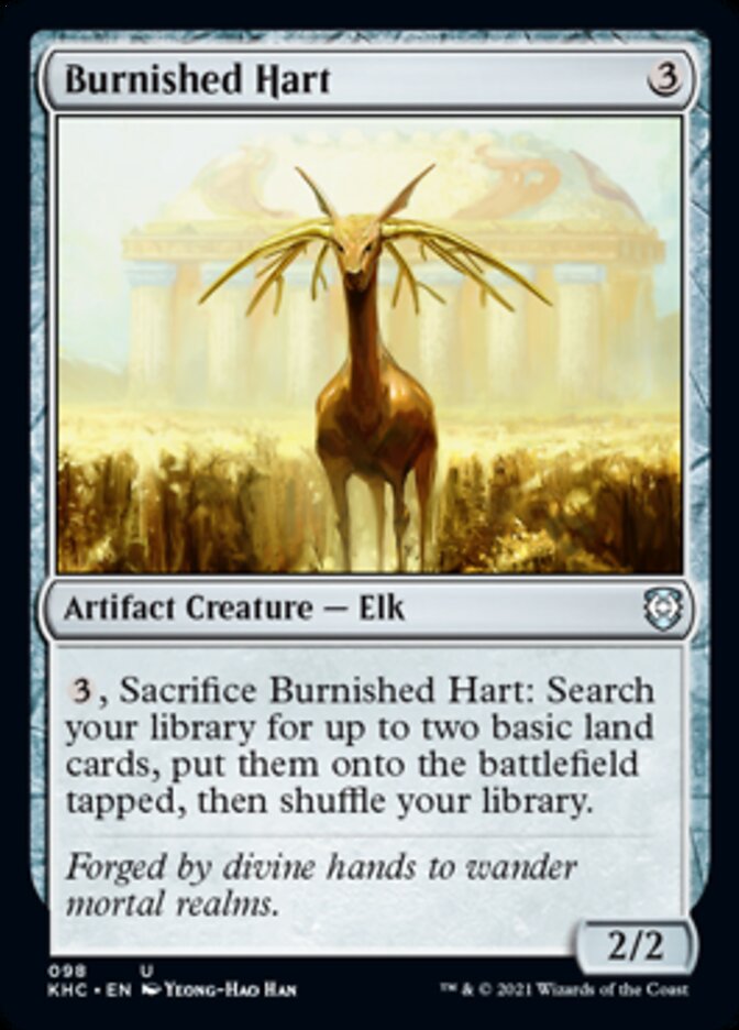 Burnished Hart [Kaldheim Commander] MTG Single Magic: The Gathering    | Red Claw Gaming