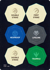 Punch Card Token (003 // 004) - Thick Stock [Commander 2020 Tokens] MTG Single Magic: The Gathering    | Red Claw Gaming