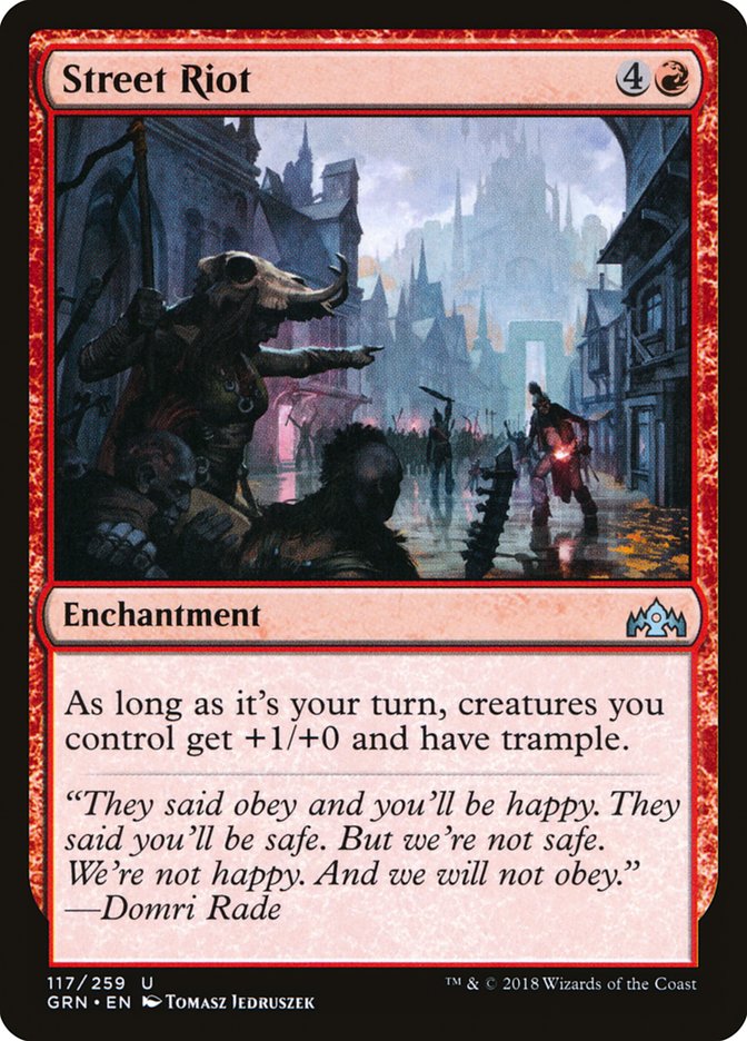 Street Riot [Guilds of Ravnica] MTG Single Magic: The Gathering    | Red Claw Gaming