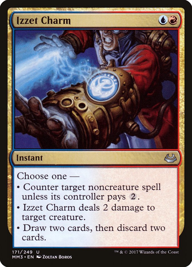Izzet Charm [Modern Masters 2017] MTG Single Magic: The Gathering    | Red Claw Gaming