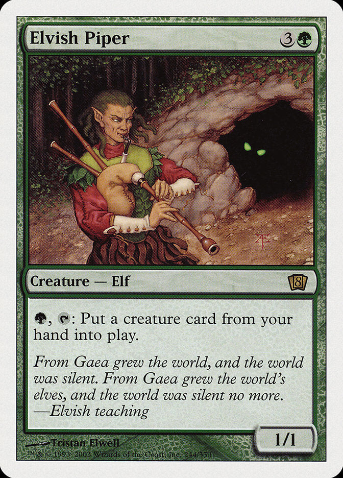 Elvish Piper [Eighth Edition] MTG Single Magic: The Gathering    | Red Claw Gaming