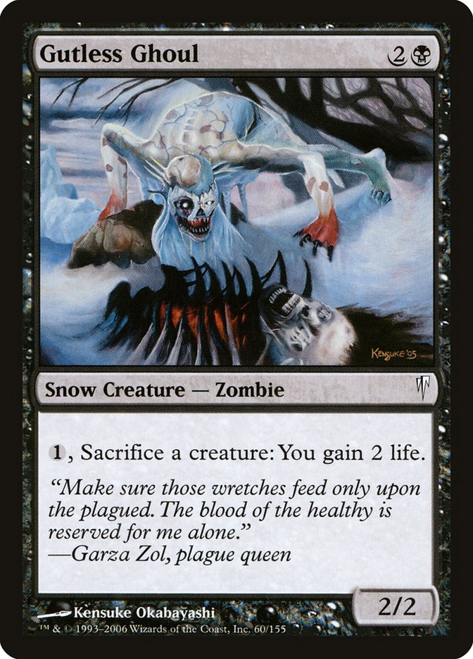 Gutless Ghoul [Coldsnap] MTG Single Magic: The Gathering    | Red Claw Gaming