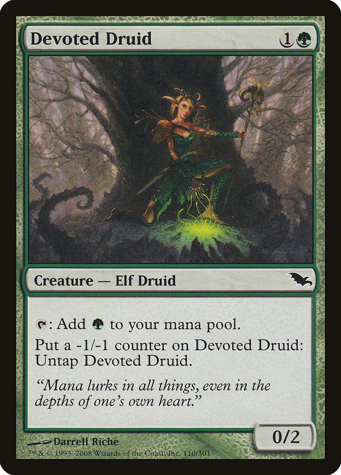 Devoted Druid [Shadowmoor] MTG Single Magic: The Gathering    | Red Claw Gaming