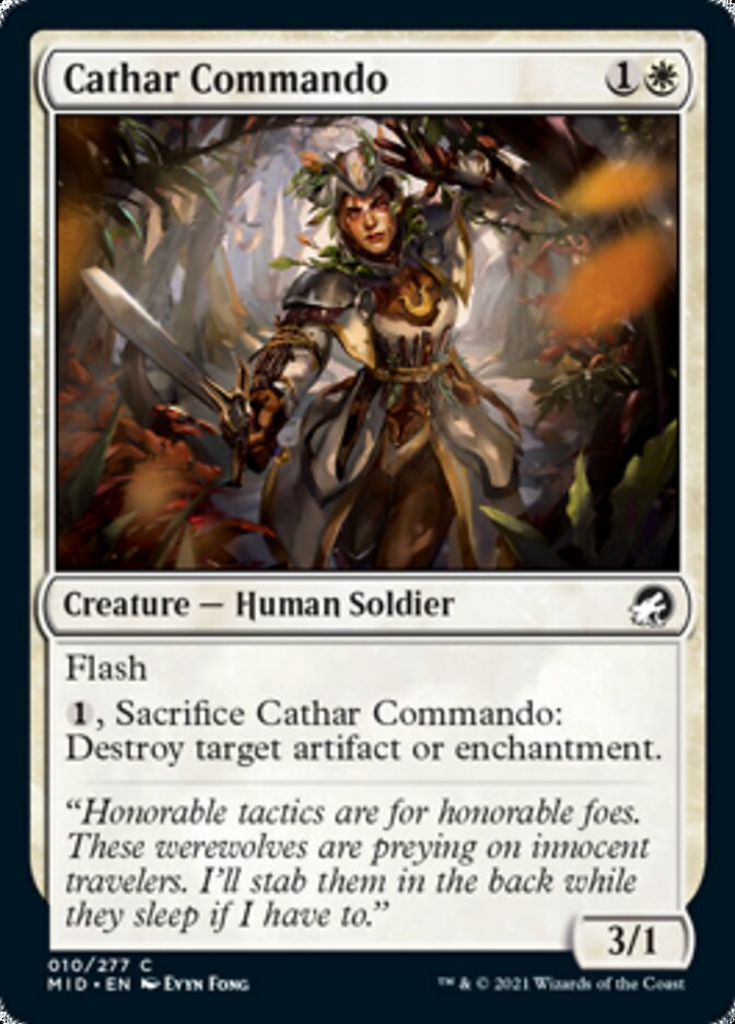 Cathar Commando [Innistrad: Midnight Hunt] MTG Single Magic: The Gathering    | Red Claw Gaming
