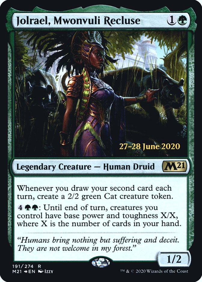 Jolrael, Mwonvuli Recluse [Core Set 2021 Prerelease Promos] MTG Single Magic: The Gathering    | Red Claw Gaming