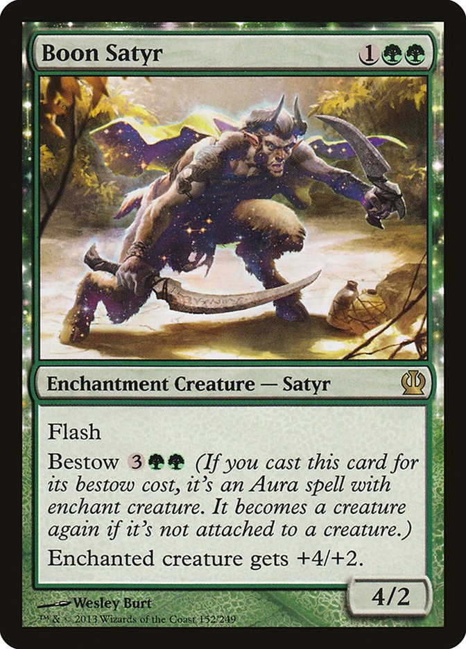 Boon Satyr [Theros] MTG Single Magic: The Gathering    | Red Claw Gaming
