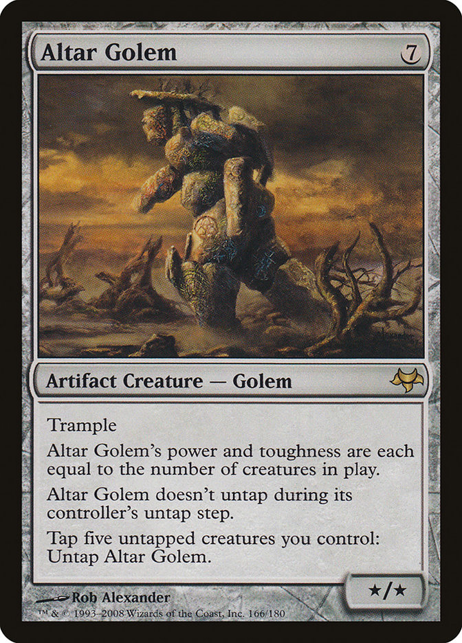 Altar Golem [Eventide] MTG Single Magic: The Gathering    | Red Claw Gaming