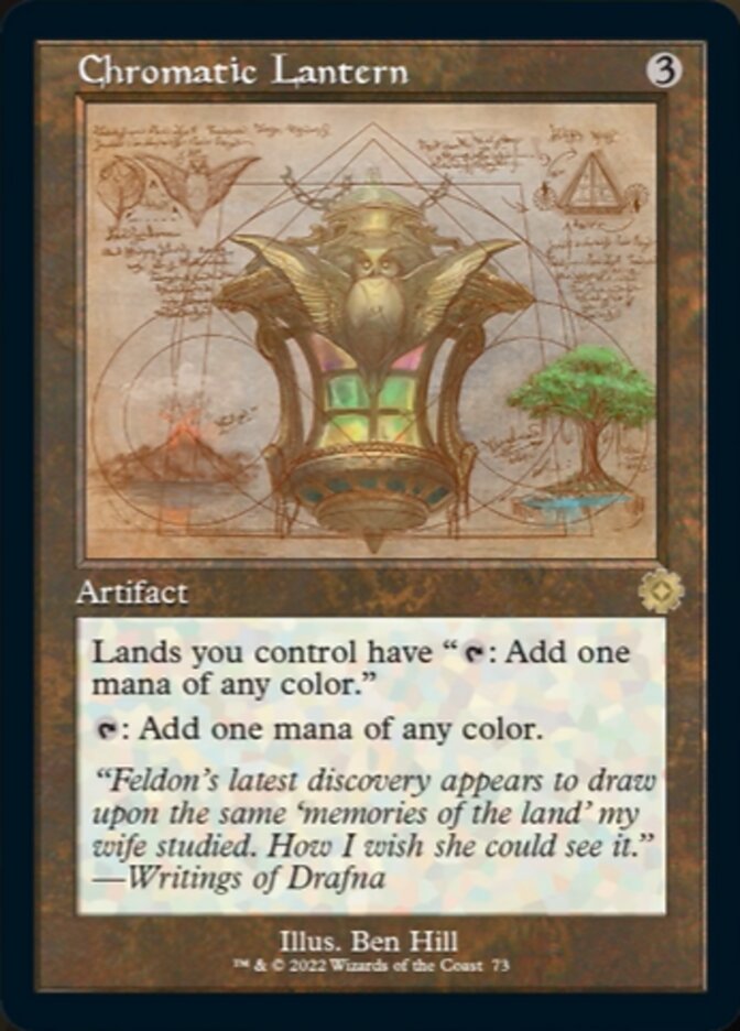 Chromatic Lantern (Retro Schematic) [The Brothers' War Retro Artifacts] MTG Single Magic: The Gathering    | Red Claw Gaming