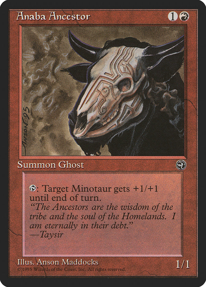 Anaba Ancestor [Homelands] MTG Single Magic: The Gathering    | Red Claw Gaming