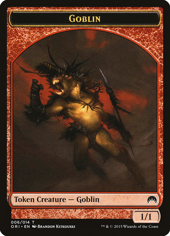 Goblin Token [Magic Origins Tokens] MTG Single Magic: The Gathering    | Red Claw Gaming