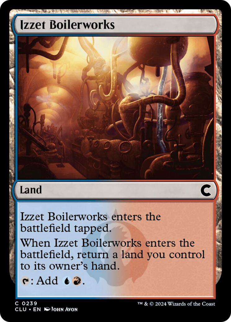 Izzet Boilerworks [Ravnica: Clue Edition] MTG Single Magic: The Gathering    | Red Claw Gaming