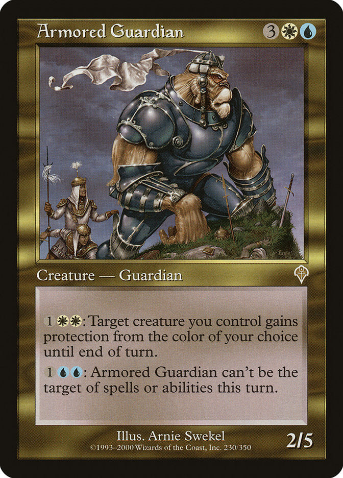 Armored Guardian [Invasion] MTG Single Magic: The Gathering    | Red Claw Gaming
