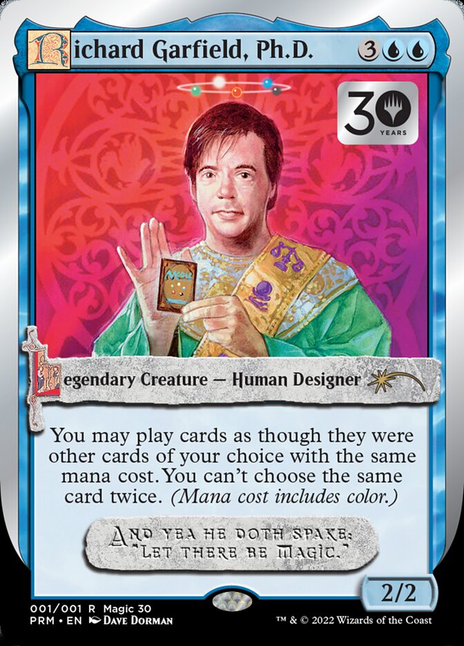 Richard Garfield, Ph.D. [30th Anniversary Promos] MTG Single Magic: The Gathering    | Red Claw Gaming