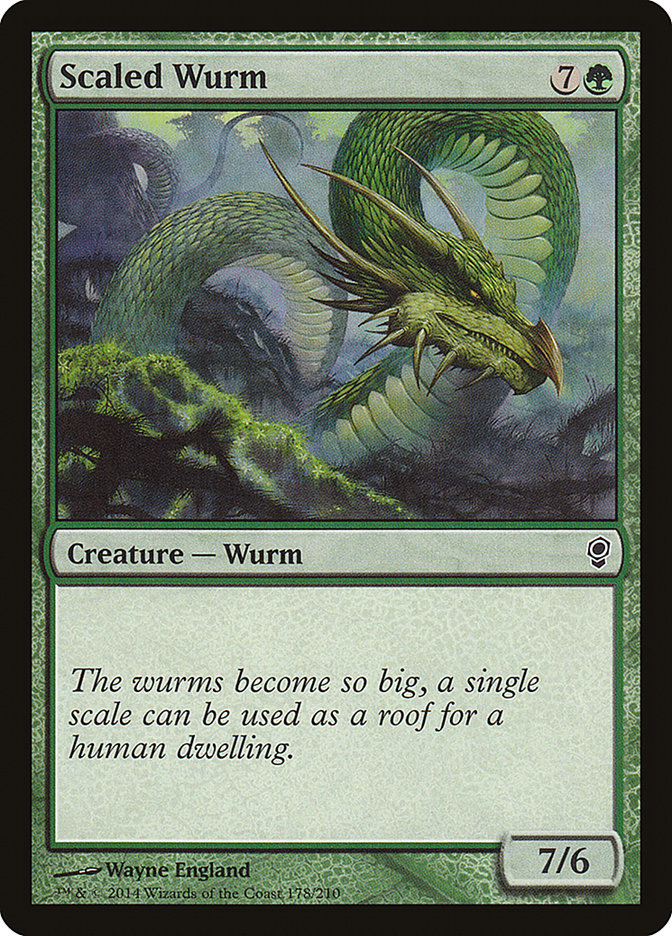Scaled Wurm [Conspiracy] MTG Single Magic: The Gathering    | Red Claw Gaming