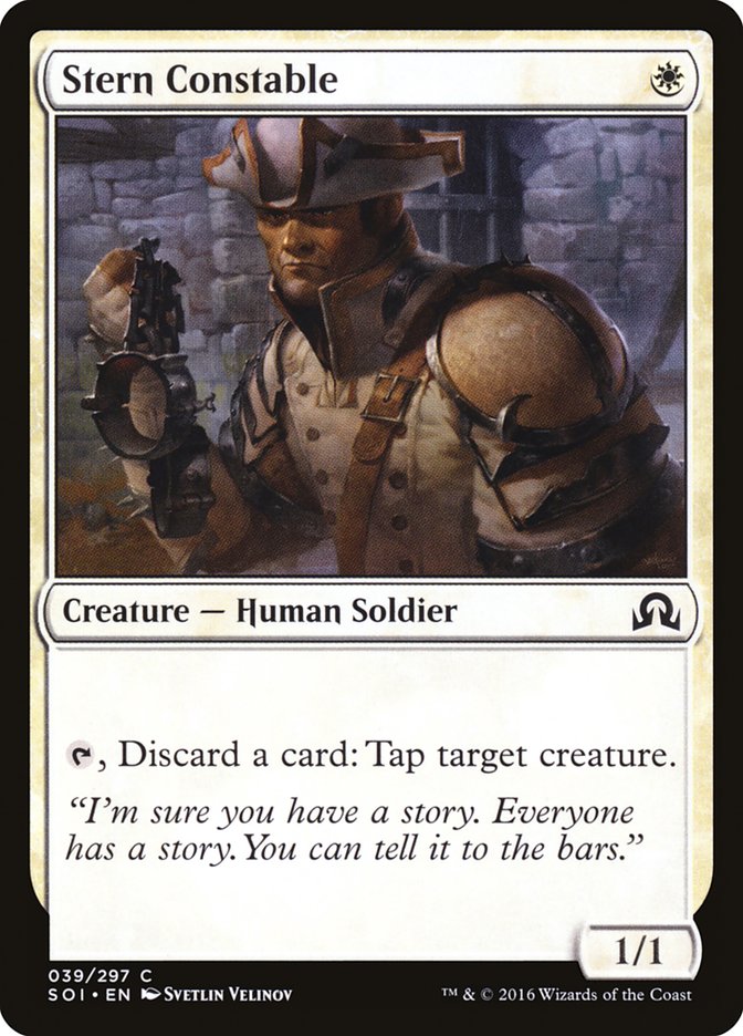 Stern Constable [Shadows over Innistrad] MTG Single Magic: The Gathering    | Red Claw Gaming