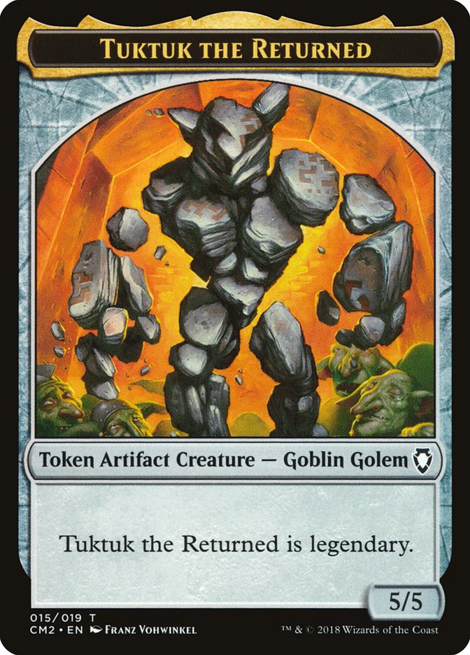 Tuktuk the Returned Token [Commander Anthology Volume II Tokens] MTG Single Magic: The Gathering    | Red Claw Gaming