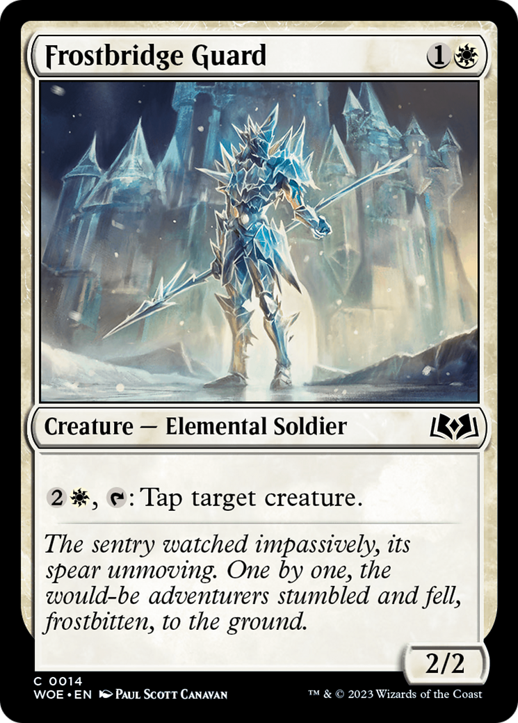 Frostbridge Guard [Wilds of Eldraine] MTG Single Magic: The Gathering    | Red Claw Gaming