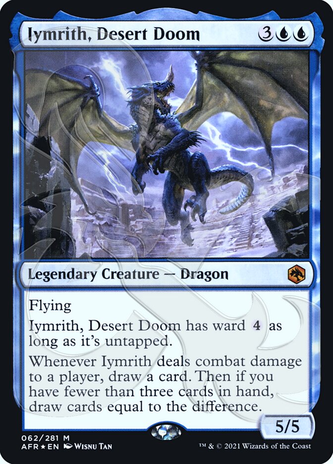 Iymrith, Desert Doom (Ampersand Promo) [Dungeons & Dragons: Adventures in the Forgotten Realms Promos] MTG Single Magic: The Gathering    | Red Claw Gaming
