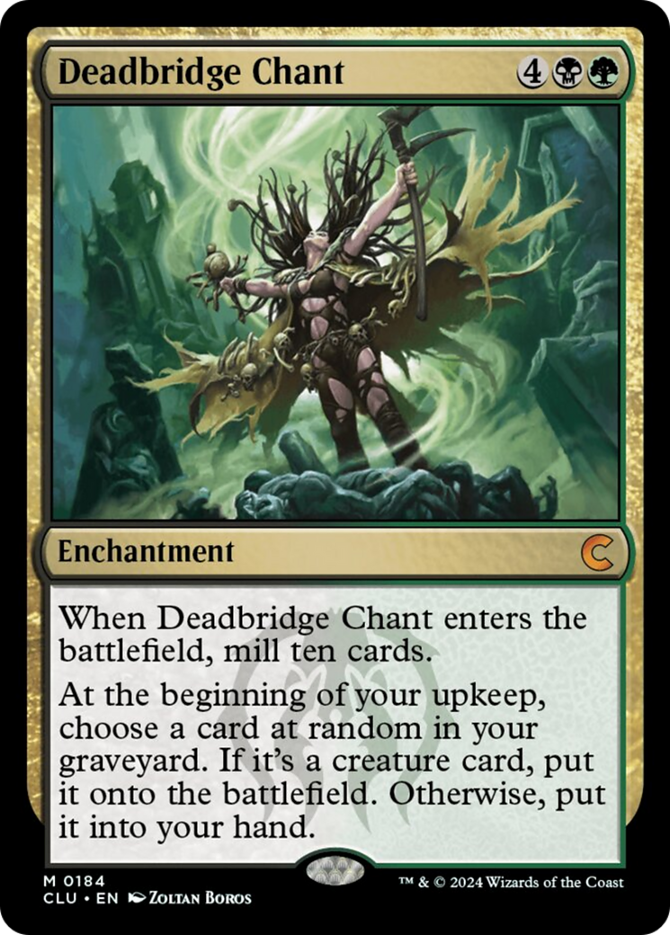 Deadbridge Chant [Ravnica: Clue Edition] MTG Single Magic: The Gathering    | Red Claw Gaming