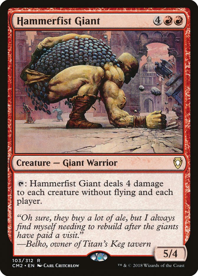 Hammerfist Giant [Commander Anthology Volume II] MTG Single Magic: The Gathering    | Red Claw Gaming
