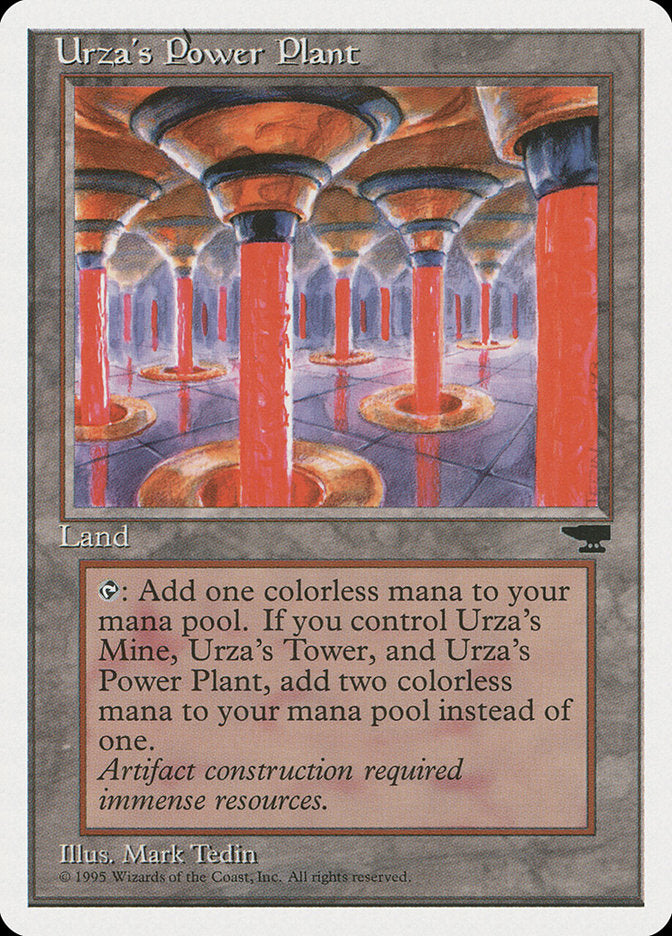 Urza's Power Plant (Red Columns) [Chronicles] MTG Single Magic: The Gathering    | Red Claw Gaming
