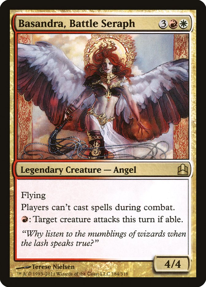 Basandra, Battle Seraph [Commander 2011] MTG Single Magic: The Gathering    | Red Claw Gaming
