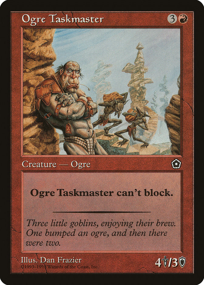 Ogre Taskmaster [Portal Second Age] MTG Single Magic: The Gathering    | Red Claw Gaming