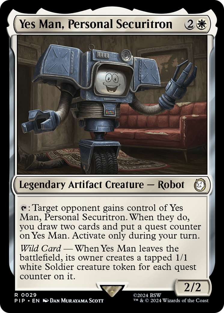 Yes Man, Personal Securitron [Fallout] MTG Single Magic: The Gathering    | Red Claw Gaming
