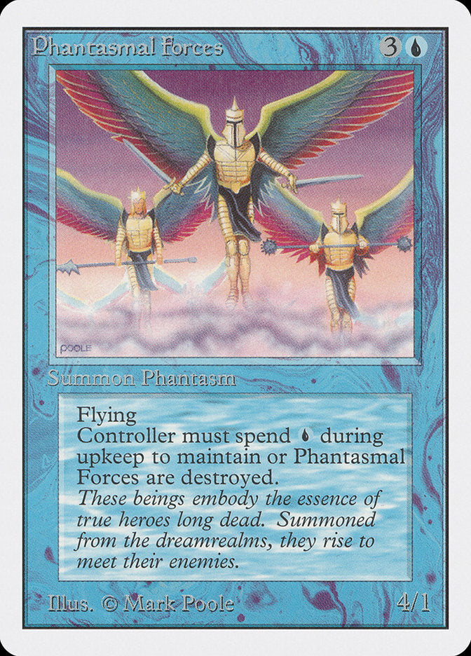 Phantasmal Forces [Unlimited Edition] MTG Single Magic: The Gathering    | Red Claw Gaming