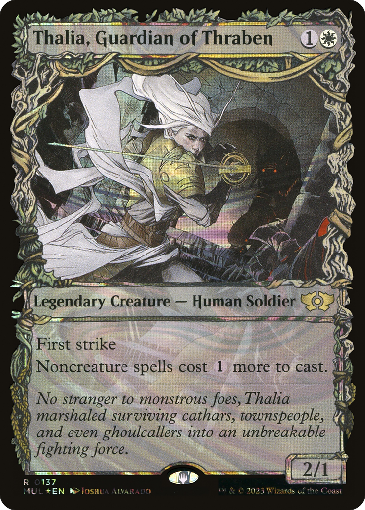Thalia, Guardian of Thraben (Halo Foil) [Multiverse Legends] MTG Single Magic: The Gathering    | Red Claw Gaming