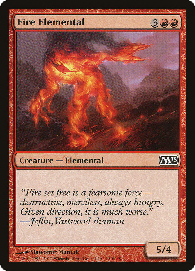 Fire Elemental [Magic 2013] MTG Single Magic: The Gathering    | Red Claw Gaming